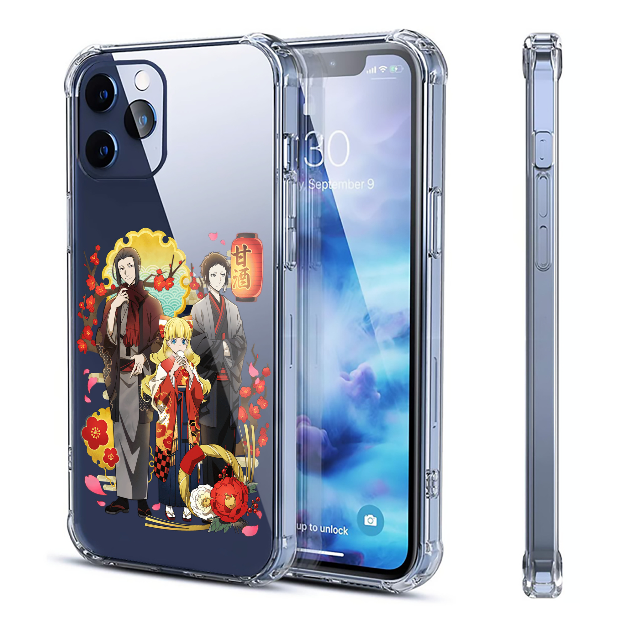 （画像用） 文豪ストレイドッグス Bungo Stray Dogs 【iPhone 12シリーズ対応】透明スマホケース（クリアソフトケース）